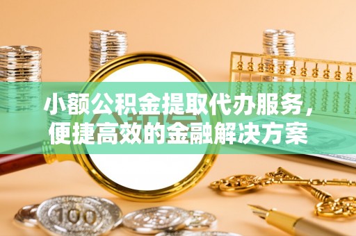 新昌小额公积金提取代办服务，便捷高效的金融解决方案