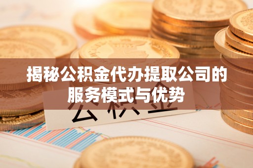 新昌揭秘公积金代办提取公司的服务模式与优势