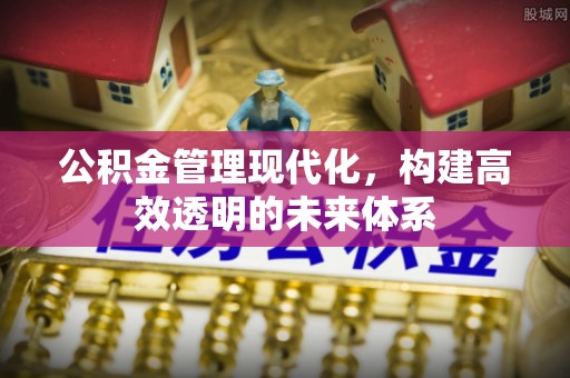 新昌公积金管理现代化，构建高效透明的未来体系