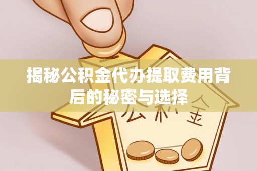 新昌揭秘公积金代办提取费用背后的秘密与选择
