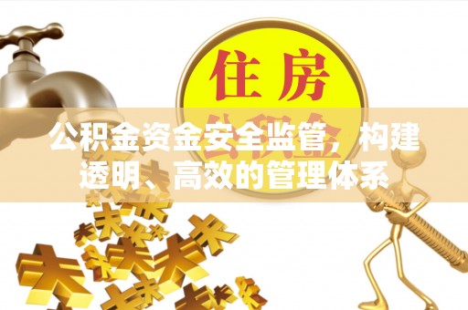 新昌公积金资金安全监管，构建透明、高效的管理体系
