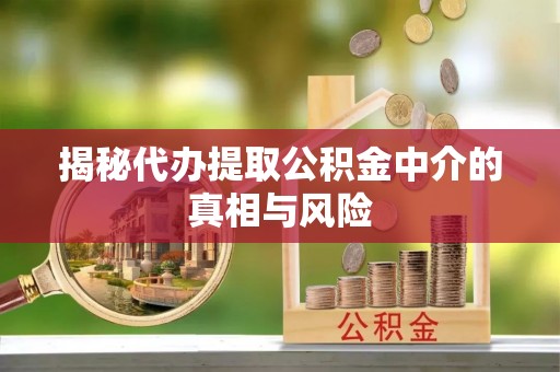 新昌揭秘代办提取公积金中介的真相与风险