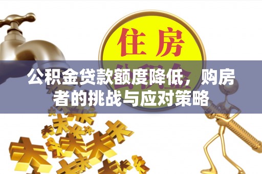 新昌公积金贷款额度降低，购房者的挑战与应对策略