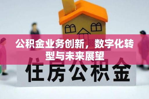 新昌公积金业务创新，数字化转型与未来展望