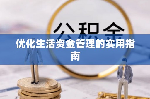 新昌优化生活资金管理的实用指南