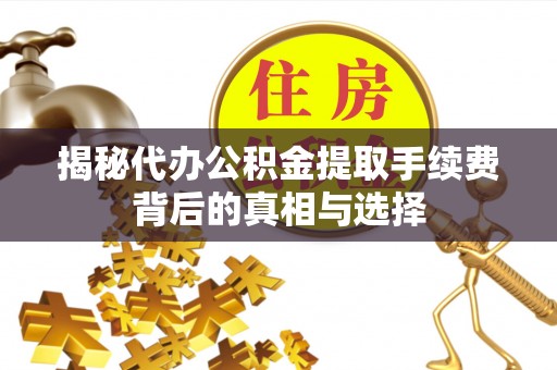新昌揭秘代办公积金提取手续费背后的真相与选择