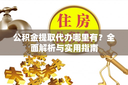 新昌公积金提取代办哪里有？全面解析与实用指南