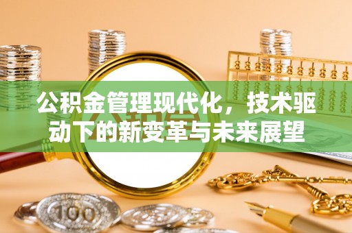 新昌公积金管理现代化，技术驱动下的新变革与未来展望