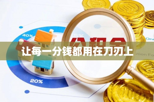 新昌让每一分钱都用在刀刃上