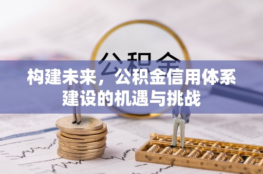 新昌构建未来，公积金信用体系建设的机遇与挑战