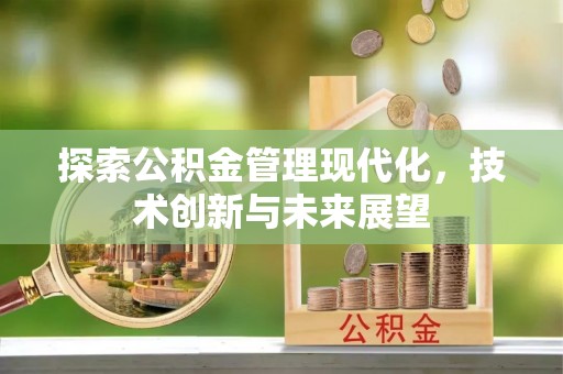 新昌探索公积金管理现代化，技术创新与未来展望