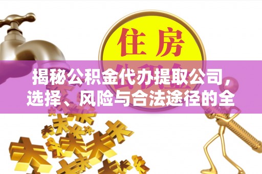 新昌揭秘公积金代办提取公司，选择、风险与合法途径的全面解析