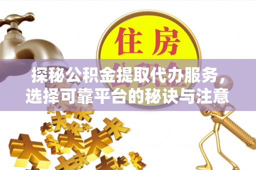 新昌探秘公积金提取代办服务，选择可靠平台的秘诀与注意事项